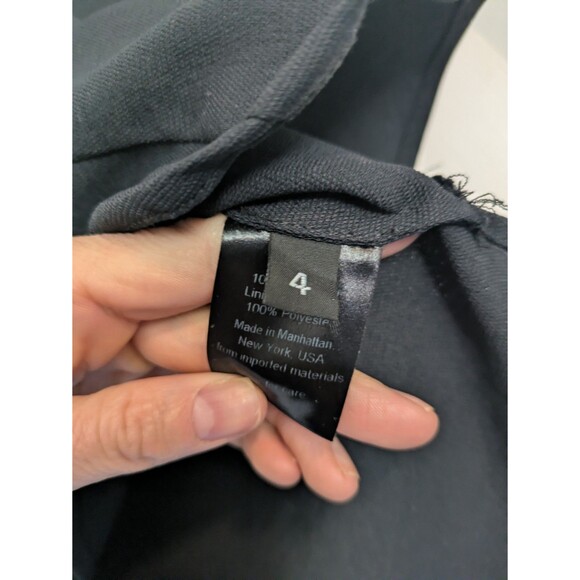 Rachel Comey Women’s Button-back Blouse, Sz 4, Black - Picture 7 of 9